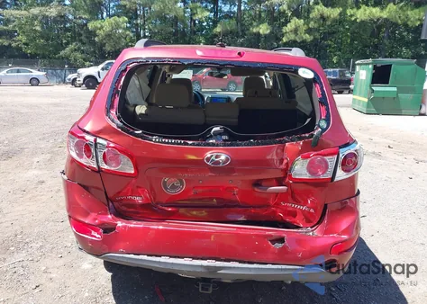 2010 Hyundai Santa Fe Gls from USA, damaged, VIN 5NMSG3AB9AH390698